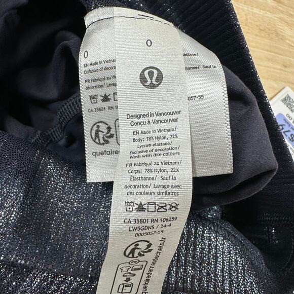 Lululemon Align High Rise Ribbed Pant 28 Inch Shine Women's Size 0 New With Tag - Picture 6 of 13